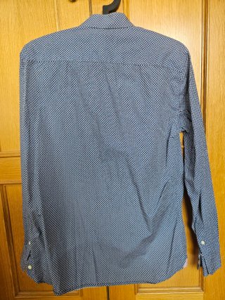 Camisa El Ganso Azul y Blanca