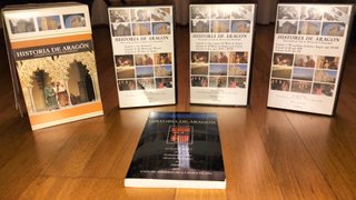 Pack Historia de Aragón en 3 videos VHS y un libro