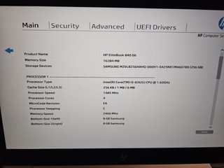 HP EliteBook 840 G6 14 i5-8265U 16/256GB