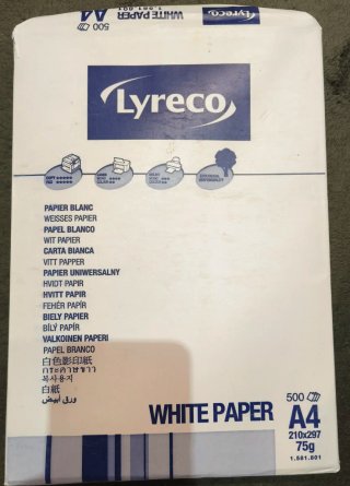 Papel Blanco Lyreco A4 500 Hojas