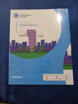 Libro Matemáticas 1 primaria (cuaderno)