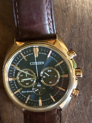 Reloj Citizen Dorado y Marrón