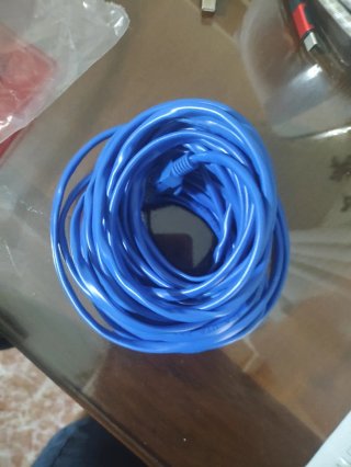 Cable de red Ethernet azul 10m