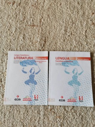 2 Libros bachi 2 lengua castellana y literatura.