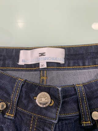 Vaqueros Elisabetta Franchi Mujer Azul