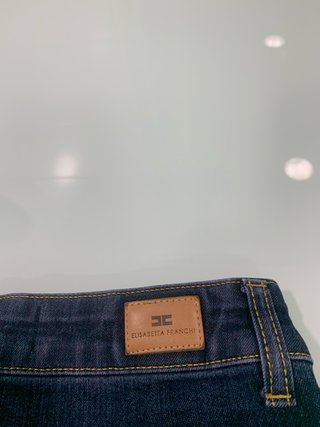Vaqueros Elisabetta Franchi Mujer Azul