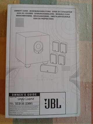 Subwoofer JBL SCS135 Home Cinema Negro