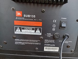 Subwoofer JBL SCS135 Home Cinema Negro
