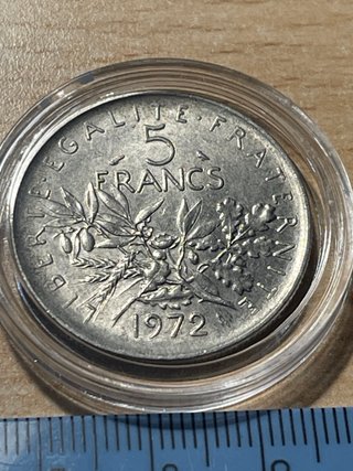 Lote 3 monedas 5 francs Francia