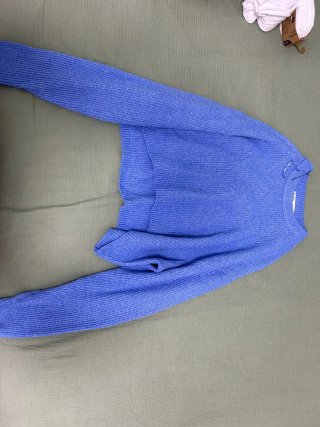 Jersey azul de punto