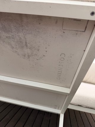 Tavolo da centro da giardino in alluminio e pietra