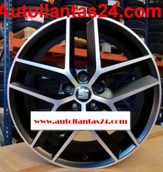 Juego 4 llantas seat leon fr cupra black 1 r902732