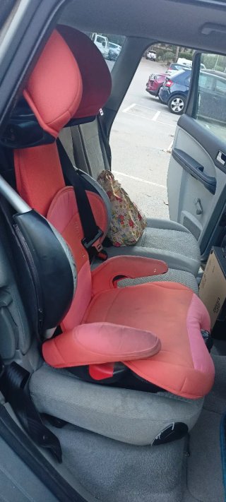 Silla coche infantil naranja