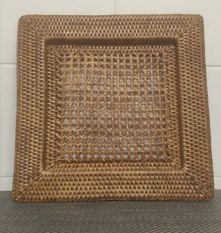 Quadro decorativo em Rattan