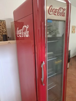 Nevera Vintage Coca-Cola Roja