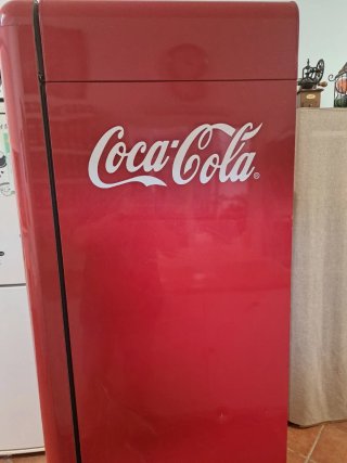 Nevera Vintage Coca-Cola Roja