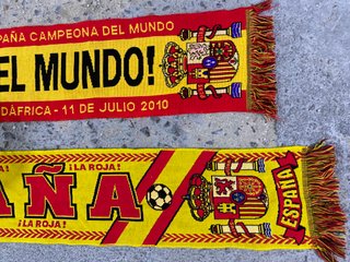 Lote 2 bufandas España Campeones del Mundo