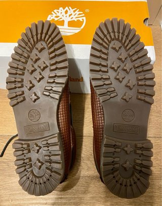 Timberland Mocassini Pelle Intrecciata Marrone
