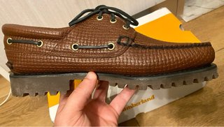 Timberland Mocassini Pelle Intrecciata Marrone