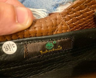 Timberland Mocassini Pelle Intrecciata Marrone