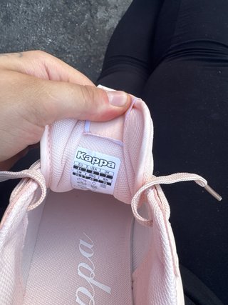 Zapatillas Kappa rosas y blancas