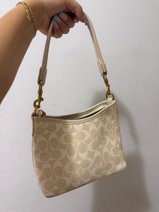 Bolso Coach Beige Monogram