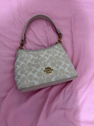 Bolso Coach Beige Monogram