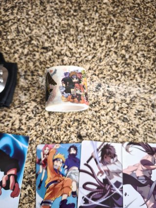 Conjunto de Cartas e Acessórios Naruto