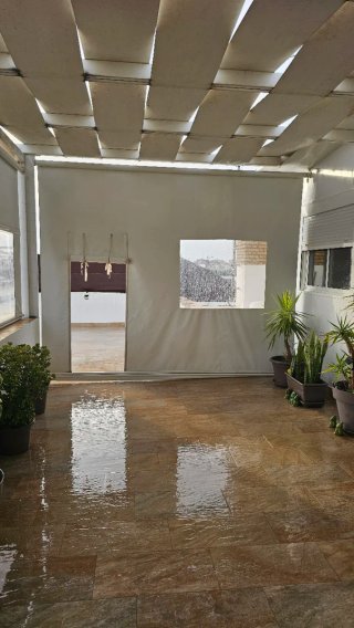 Pérgola aluminio y toldos PVC