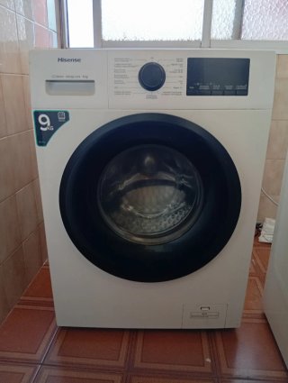 Lavadora Hisense 9kg Steam Allergy Care