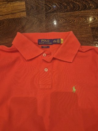 Polo Ralph Lauren Rojo Talla L Slim fit