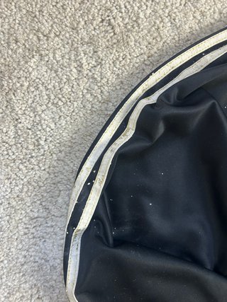 Chaqueta Adidas Negra y Dorada Talla XL Vintage