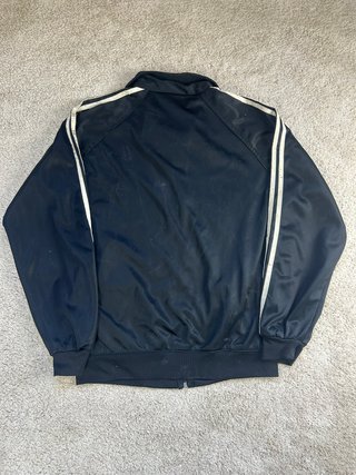 Chaqueta Adidas Negra y Dorada Talla XL Vintage