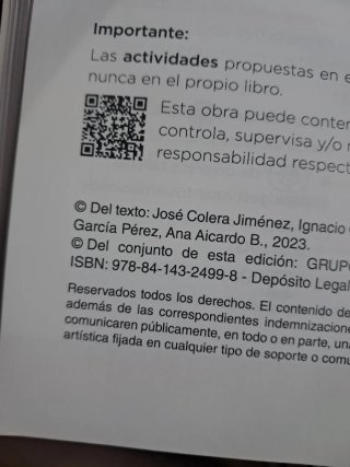 Matemáticas B. 4o de ESO