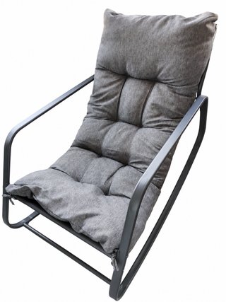 Silla Mecedora Gris