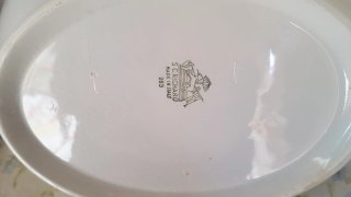 Zuppiera ovale grande in porcellana