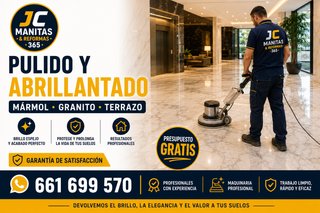 Pulido y abrillantado mármol, granito, terrazo