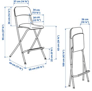 Taburete Alto Cocina Ikea Blanco