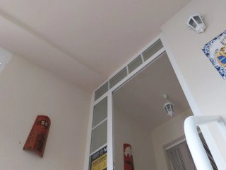 Puerta aluminio con fijos