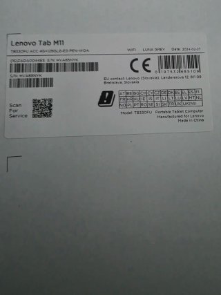 Lenovo Tab M11 Nero con Penna