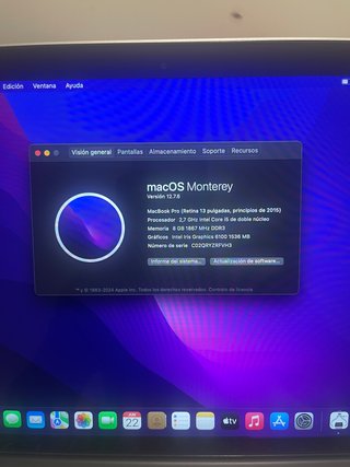 MacBook Pro 13 2015 A1502 Argento