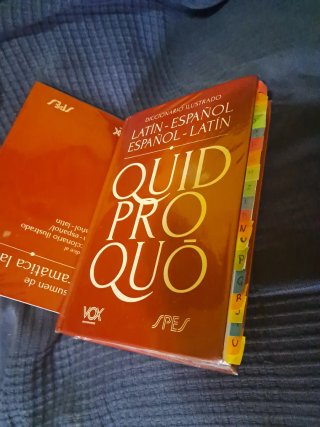 Diccionario Latin pasta dura