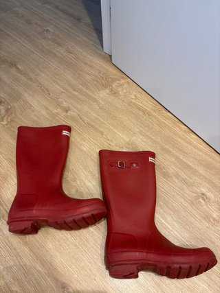 Botas Hunter Rojas Talla 38
