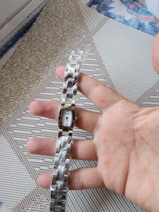 Reloj Duward Quartz Plateado Mujer Nuevo