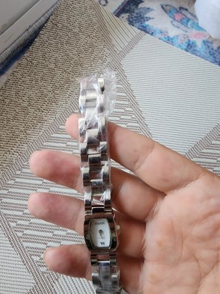 Reloj Duward Quartz Plateado Mujer Nuevo