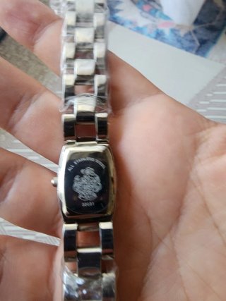 Reloj Duward Quartz Plateado Mujer Nuevo