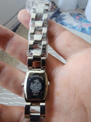 Reloj Duward Quartz Plateado Mujer Nuevo