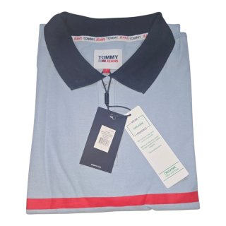 Polo Tommy Jeans azul claro