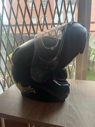 Casco NZI integral abatible negro
