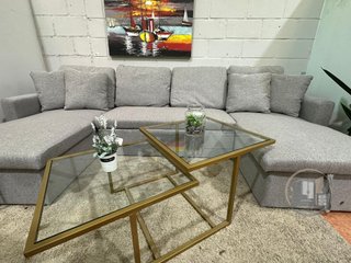 SOFA CAMA DOBLE CHAISE LONGUE Y ARCON